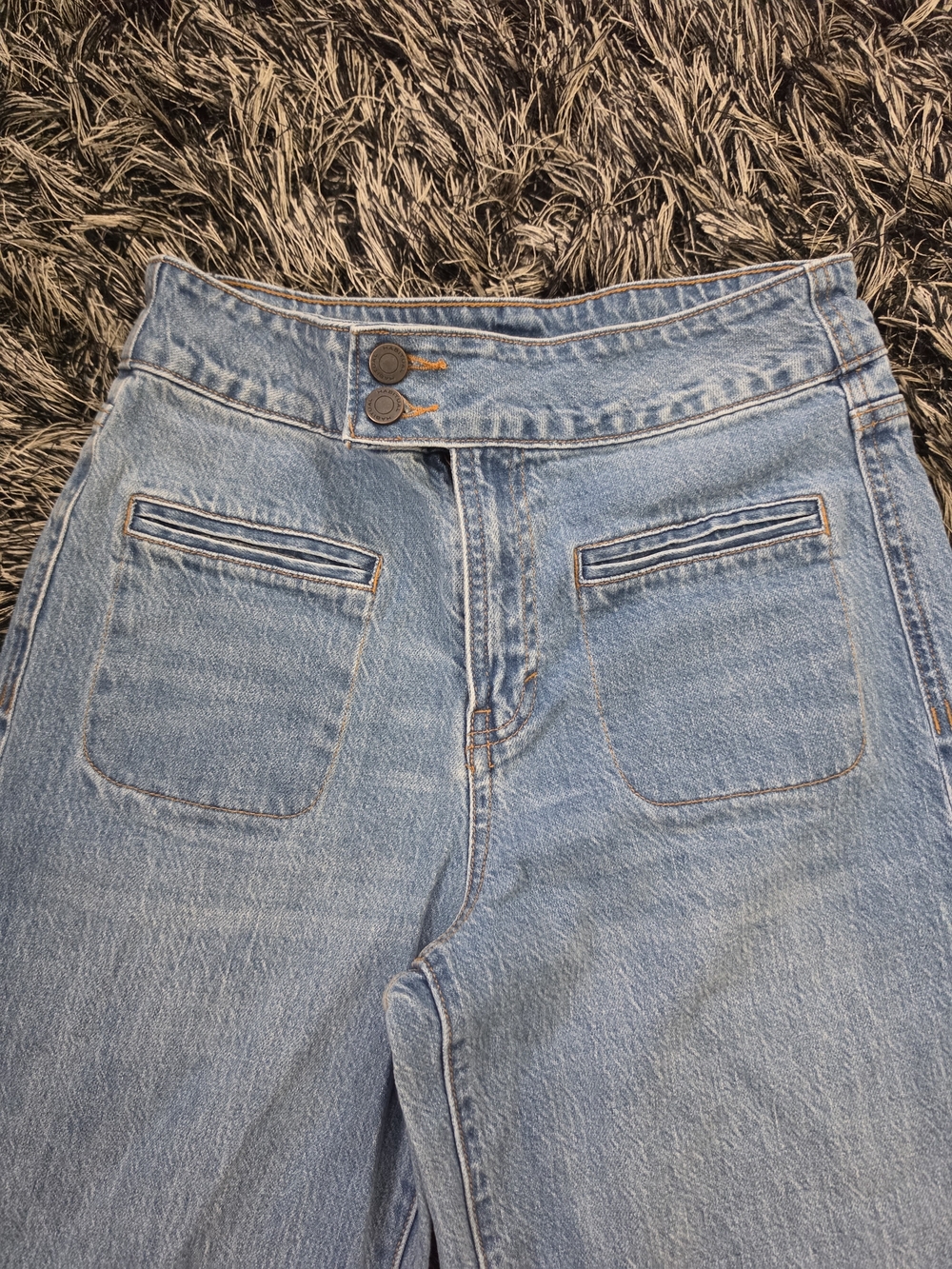Habitual Light Blue High-Rise Straight Jeans